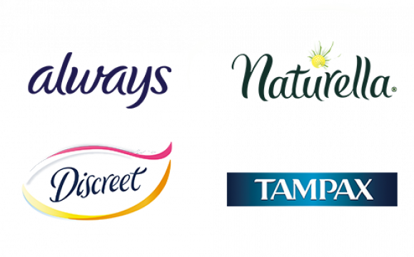 always, Naturella®, Discreet, TAMPAX