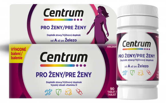 CENTRUM Silver PRE ŽENY 90 tabliet