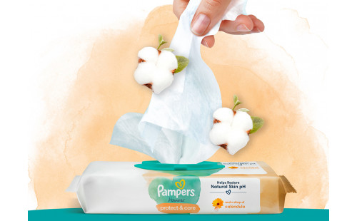 Pampers® vlhčené obrúsky