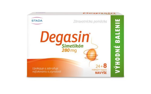 Degasin® Simetikón 280mg 24+8 kapsúl